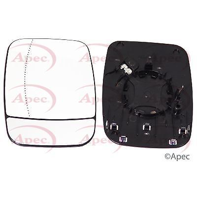 APEC AMG2065 Exterior Mirror Mirror Glass Left Fits Fiat Nissan Opel Renault APEC - Town Parts