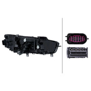 Hella Headlight Headlamp LED Left 1LX 016 810-831