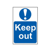 Scan Keep Out - PVC Sign 400 x 600mm - 4003