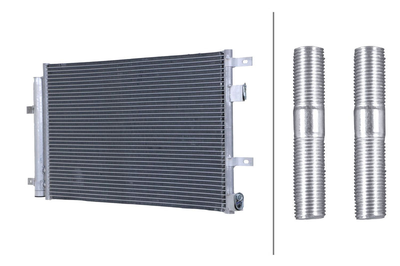 Hella 8FC 366 221-251 Condenser, air conditioning