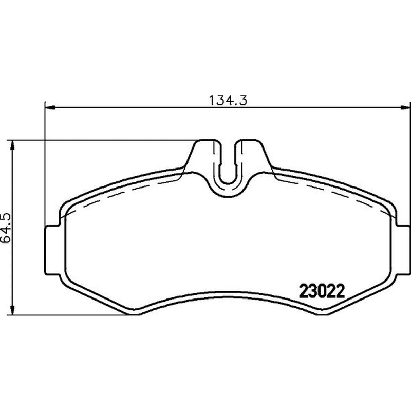 DON Front Brake Pad Set PCP1655