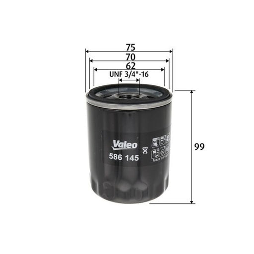 Valeo Engine Oil Filter 586145