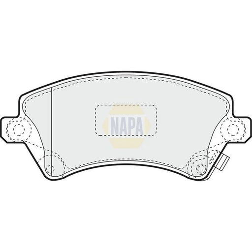 NAPA Front Brake Pad Set NBP1298