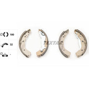 Textar Brake Shoe Set Axle Kit 91074500