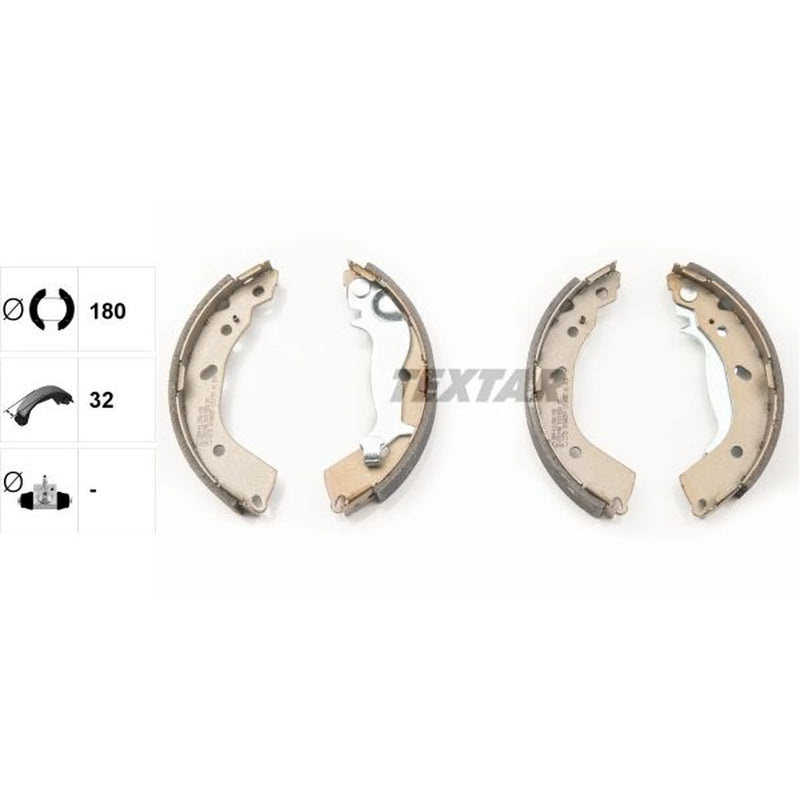 Textar Brake Shoe Set Axle Kit 91074500
