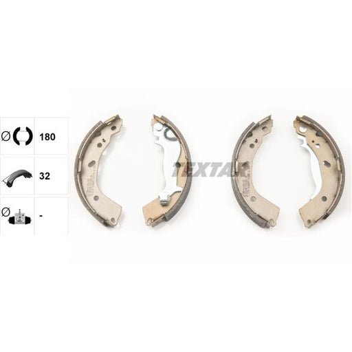 Textar Brake Shoe Set Axle Kit 91074500