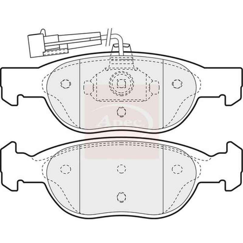 Apec Front Brake Pad Set PAD949