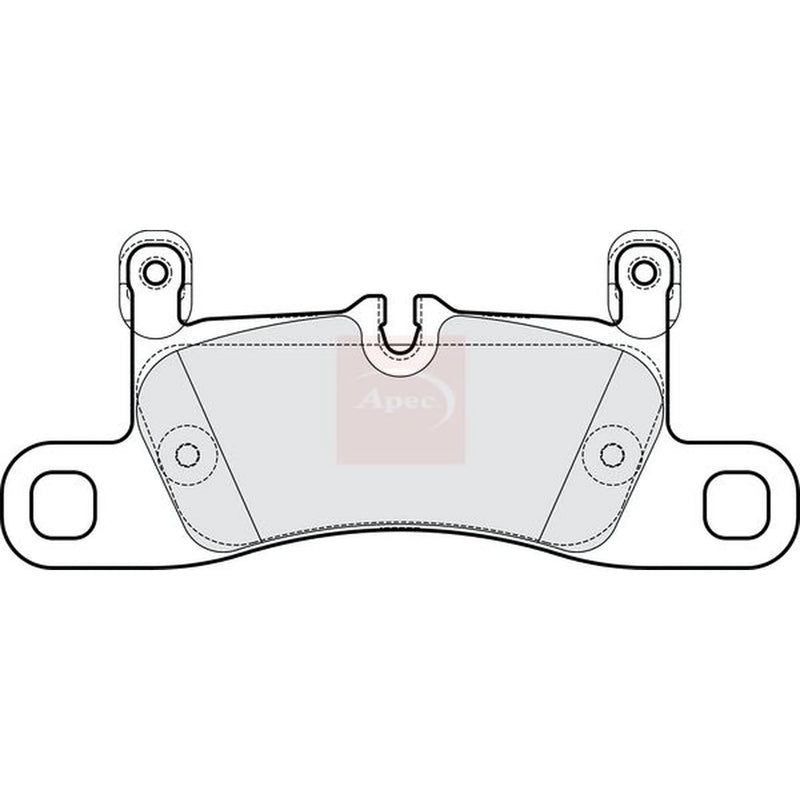 Apec Rear Brake Pad Set PAD2285