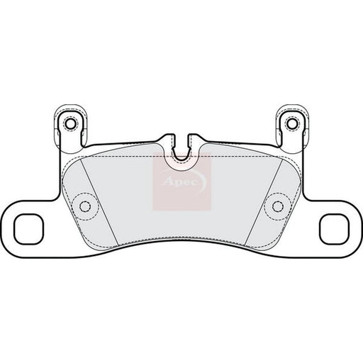 Apec Rear Brake Pad Set PAD2285