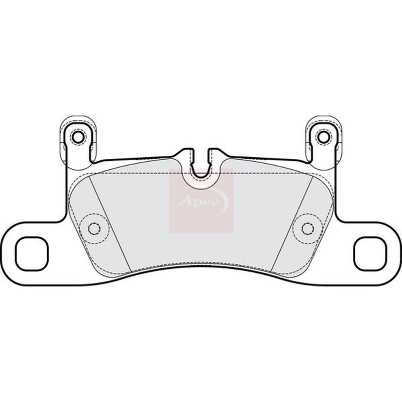 Apec Rear Brake Pad Set PAD2285