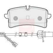 Apec Rear Brake Pad Set PAD1939