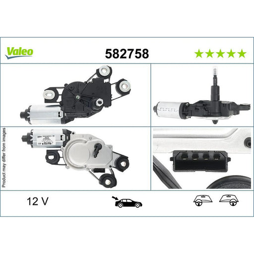 Valeo Front/Rear Wiper Motor Rear 582758