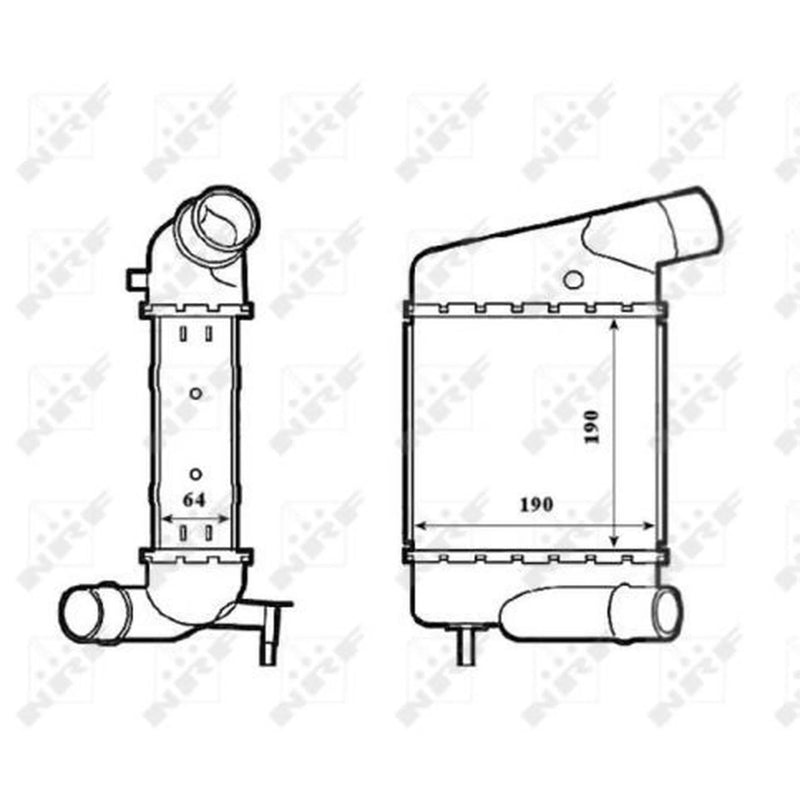 NRF Intercooler (Charge Air Cooler) 30197