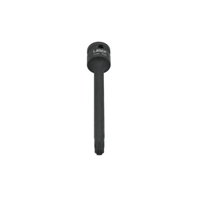 Laser Tools Extra Long Impact Star Bit Socket 1/2"D T50 - PL