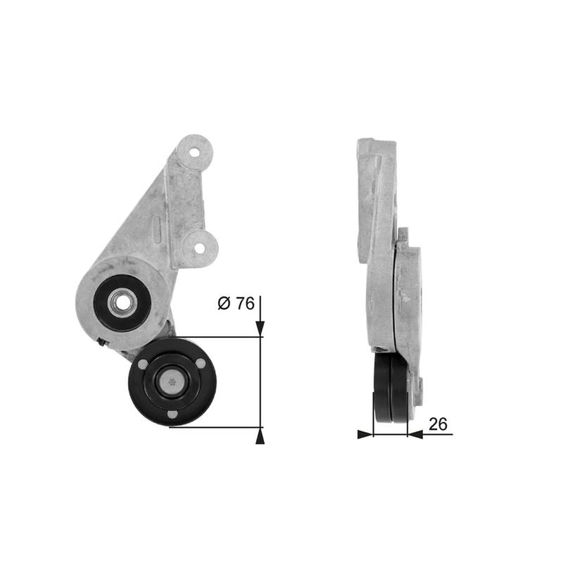 Gates Auxiliary Belt Tensioner T38304