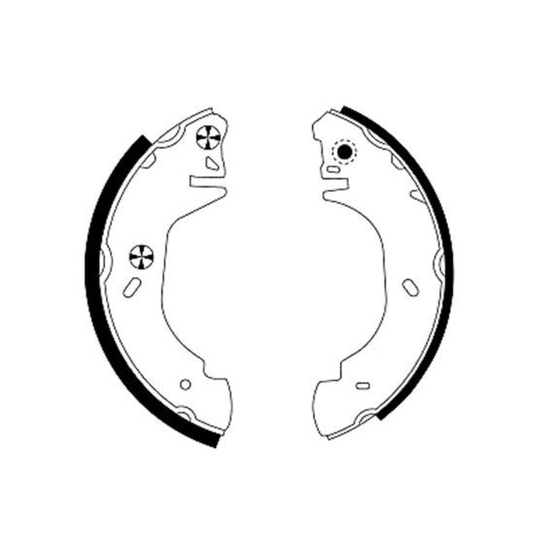 Textar Brake Shoe Set Axle Kit 91048500