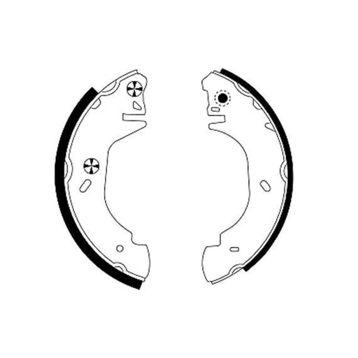 Textar Brake Shoe Set Axle Kit 91048500