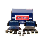 Borg & Beck 4 x Rear Brake Pad Set BBP1878