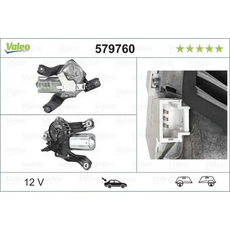 Valeo Front/Rear Wiper Motor Rear 579760