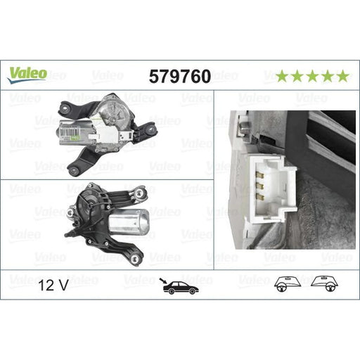 Valeo Front/Rear Wiper Motor Rear 579760
