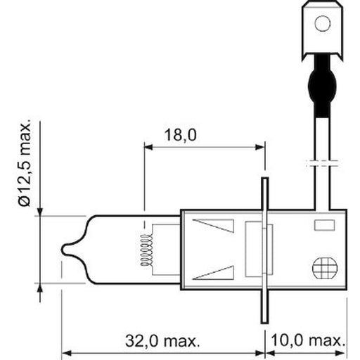 Valeo H3 Bulb Cardboard Essential 032005 032005