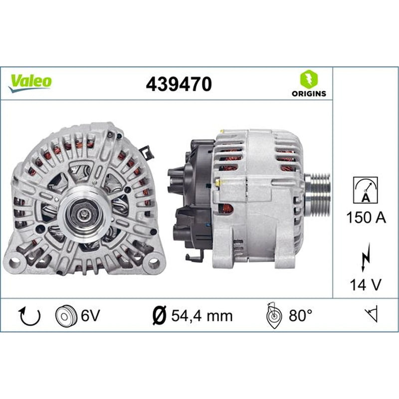Valeo Car Alternator 12V 439470
