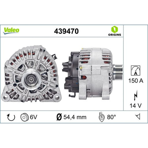 Valeo Car Alternator 12V 439470