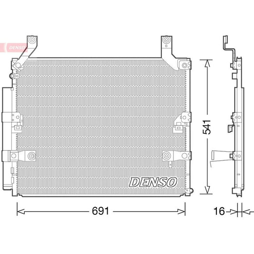 Denso Air Conditioning Condenser DCN50032