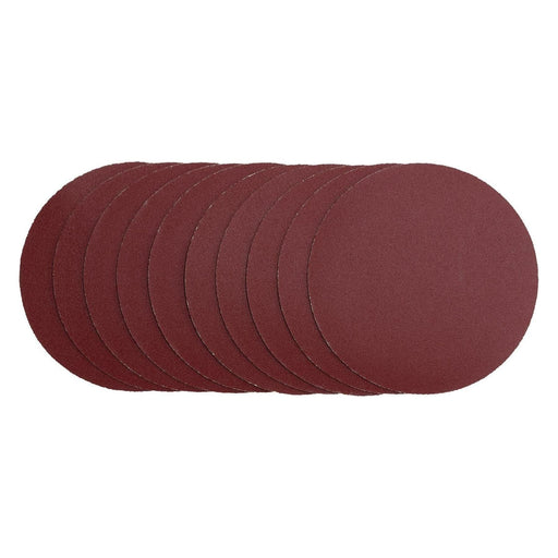 Draper Sanding Discs, 125mm, Hook & Loop, 240G (Pack of 10) 03156 Draper  - Town Parts