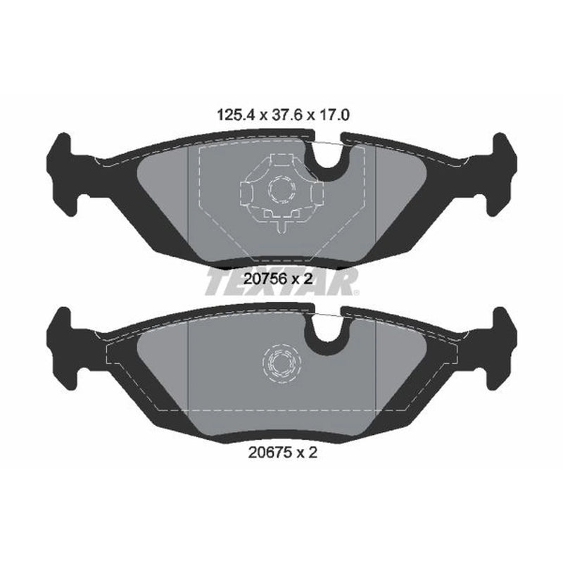 Textar Rear Brake Pad Set 2067502