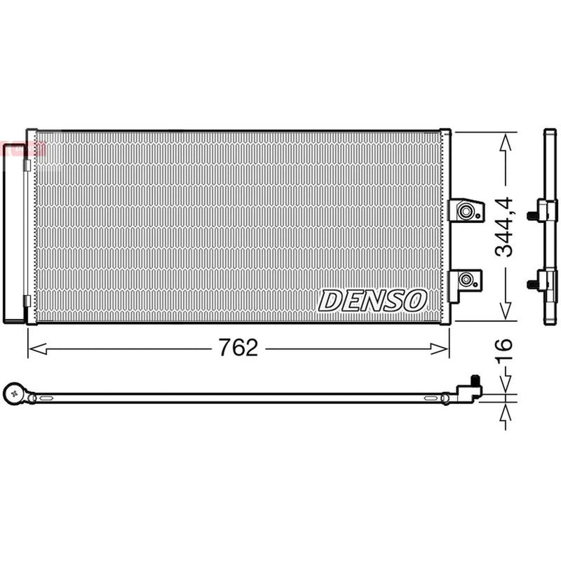 Denso Air Conditioning Condenser DCN33016