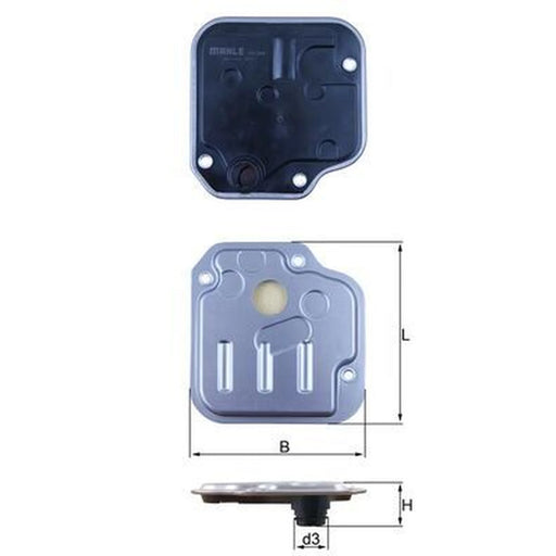 Mahle Automatic Transmission Hydraulic Filter HX 244