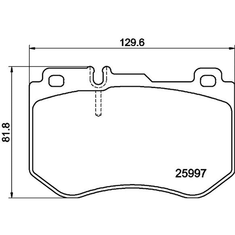 DON Front Brake Pad Set PCP2198