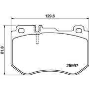 DON Front Brake Pad Set PCP2198