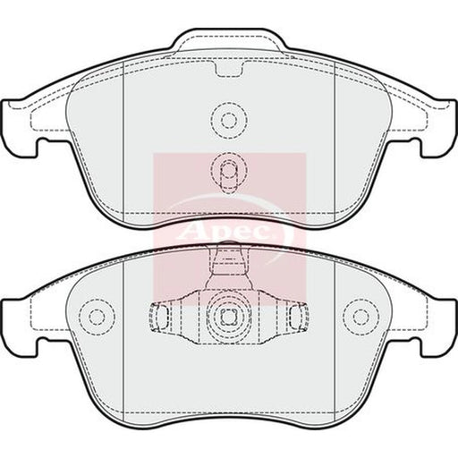 Apec Front Brake Pad Set PAD1713
