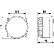 Hella Headlight Headlamp LED Right 1S3 996 362-111