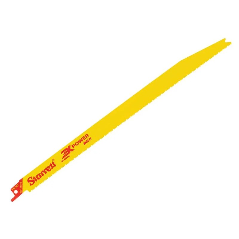 Starrett BT121014-5 Bi-Metal Reciprocating Blade, Tapered 300mm 10-14 TPI (Pack