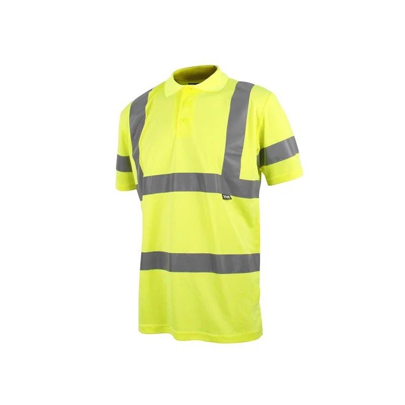 Scan Hi-Vis Yellow Polo Shirt - XXL (50in) - SFTE04
