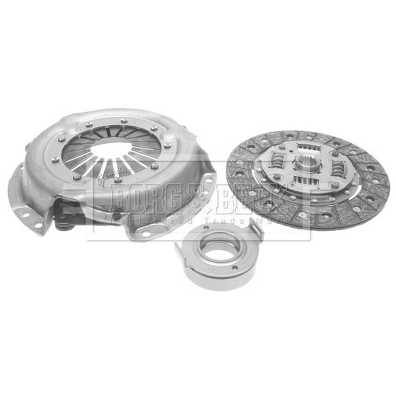 Borg & Beck Clutch Kit Set 3pc 180mm HK9207