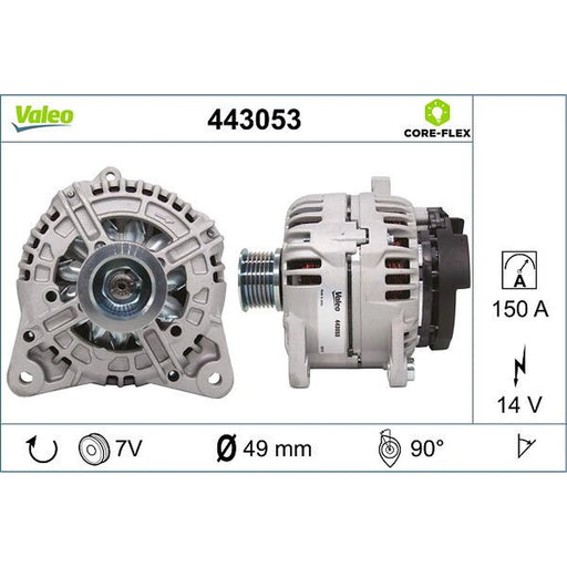 Valeo Car Alternator 12V 443053