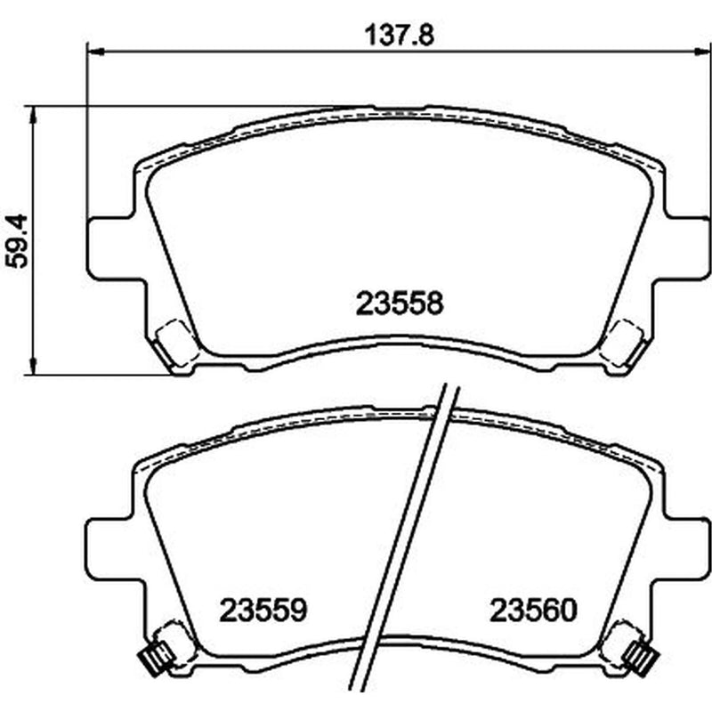 DON Front Brake Pad Set PCP1435