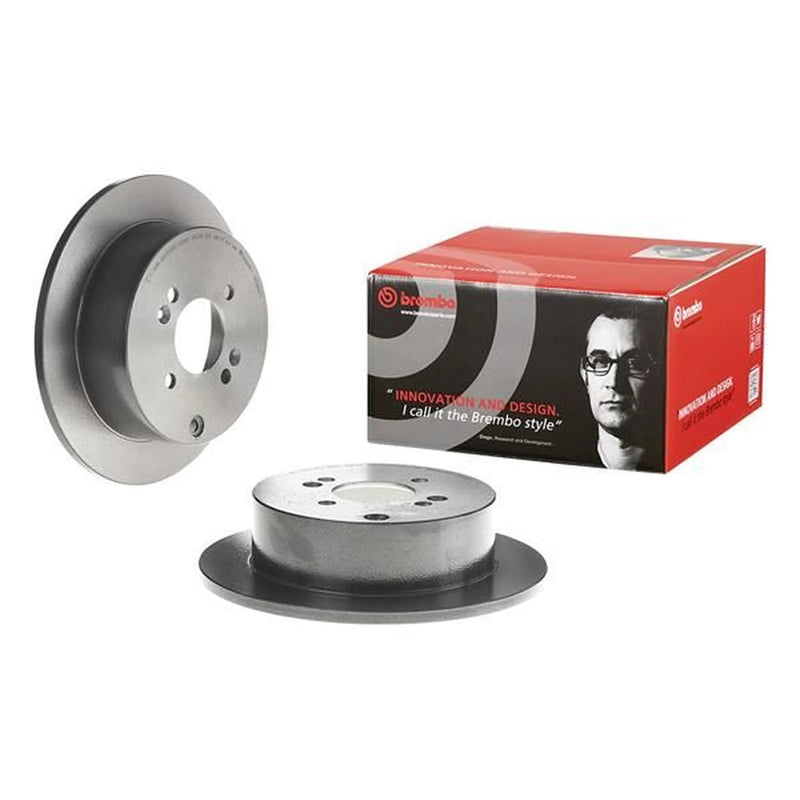 Brembo 2 x Solid Rear Brake Discs 08.A602.11