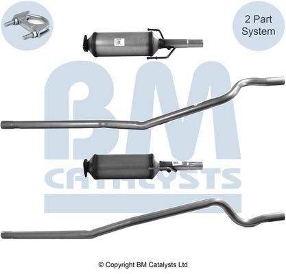 BM Catalysts BM11019 Exhaust System DPF Soot Particulate Filter Fits Opel Combo BM - Town Parts