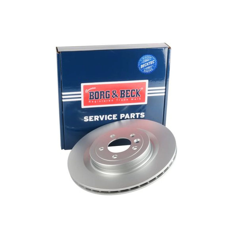Borg & Beck 2 x Vented Rear Brake Discs BBD6107S