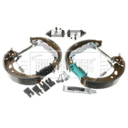 Borg & Beck Brake Shoe Set Axle Kit BBS1114K