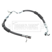 Borg & Beck Brake Hydraulic Hose Line Front Left BBH7484