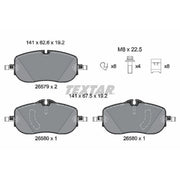 Textar Front Brake Pad Set 2657901