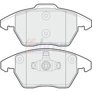Fahren Front Brake Pad Set FBP3195