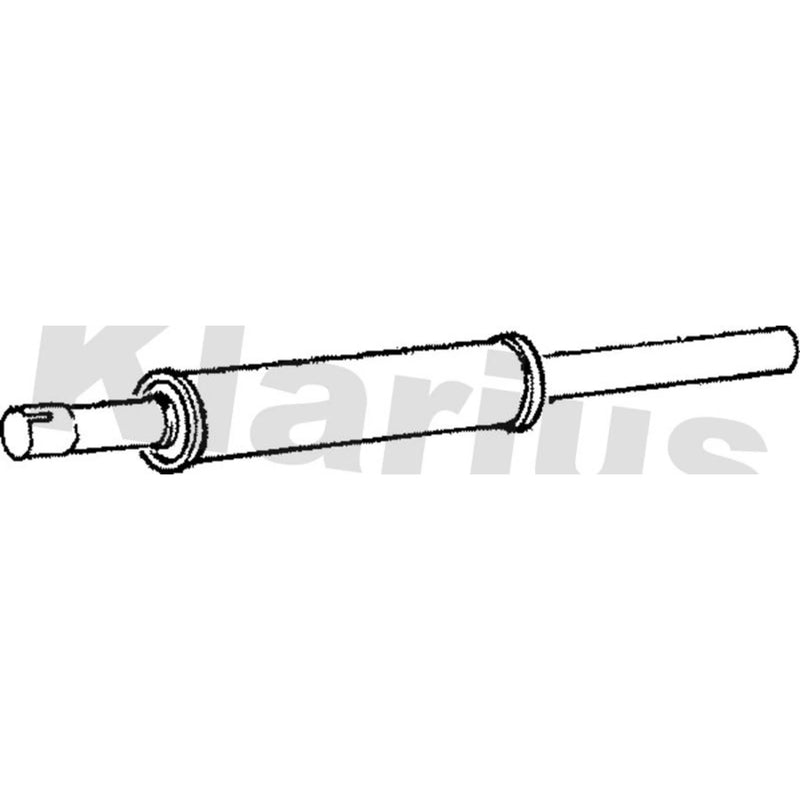 Klarius Box With Centre Pipe Centre VW221K