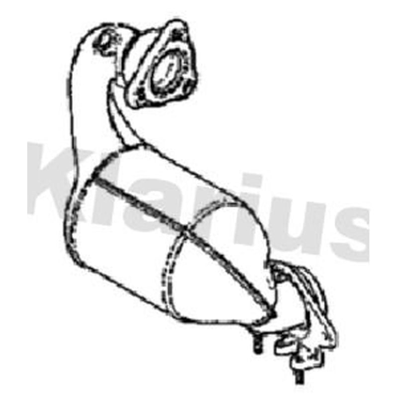 Klarius Catalyst Type Approved With Pipe 312517